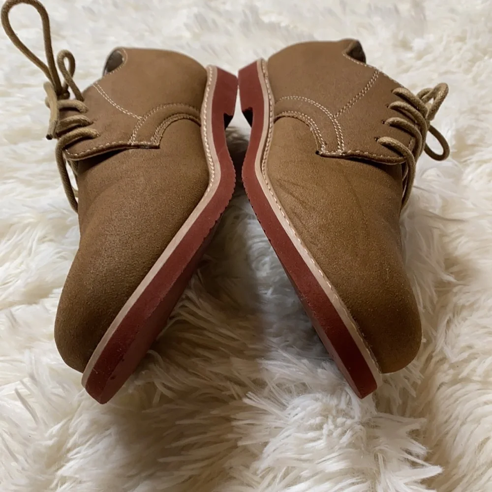 Perry Ellis Brown Burgundy Bottom Shoes Boy’s Size 2